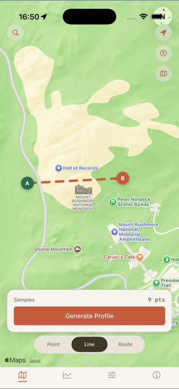 Point query — Altitude Explorer