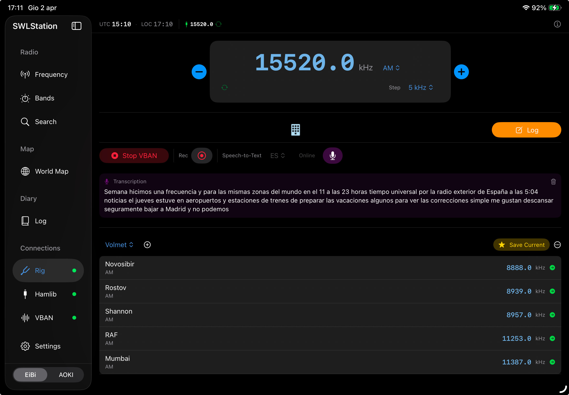 Rig control — SWLStation